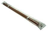 日中製作所 壁面用 かけ上手 フックレール 木目 ラウンド 500mm