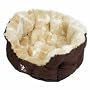 Multipet Luxury Peluchi Yap Dog Bed with Faux Fur, Measures 22 Inches for Medium-Size Pets