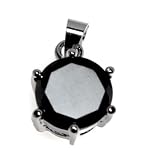 Round Black Onyx Stone Pendant