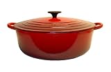 Le Creuset 25152300602460 Gourmet-Br&auml;ter rund 30 cm kirschrot