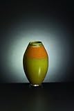 Ashton Sutton Glass EG03 Egg Shaped Opaque Earth Tone Blown Glass Vase