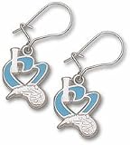 Orlando Magic 1/2 I Heart Logo Enamel Dangle Earrings - Sterling Silver Jewelry