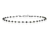 3 Carat Black Diamond Bracelet in Sterling Silver