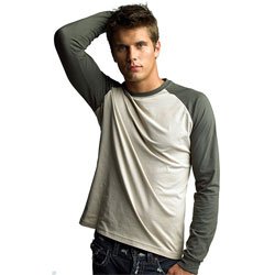 Canvas Ringspun Cotton Color Block Raglan