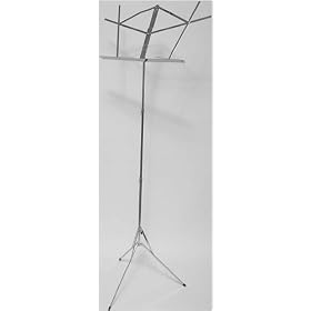 Belmonte 2050N 3-Peice Wire Music Stand, Nickel by 
