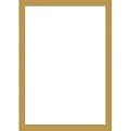 Metallic Gold Border Invitations