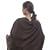 Large Silk Pashmina Shawl in blend of 50% Pashmina and 50% Silk with Tassels / Fringes in 36 Colors
