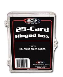 BCW Hinged Box 25 Count - Baseball & Sportcards Card Collecting Supplies