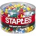 Plastic Pushpins, Assorted Colors