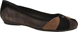 Bruno Magli Women's Fogara Flat Shoes,Taupe Combo Suede,39.5 M EU
