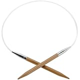 ChiaoGoo Circular 16-inch (41cm) Bamboo Dark Patina Knitting Needle; Size US 13 (9mm) 2016-13