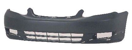 Toyota Corolla S 03-04 Bumper Cover Front Primed New W/Ground Effects