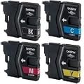 Brother LC985 Full Set (LC985BK, LC985C, LC985Y, LC985M) Bulk packaged