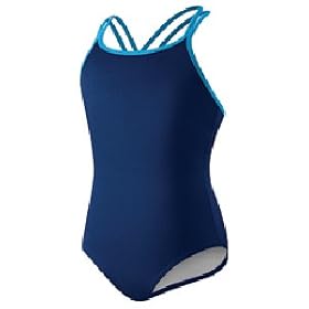 Speedo Solid Crossback Girls