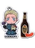 Hetalia Axis Powers - Germany and Beer Pins