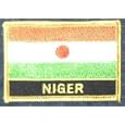 Niger Flaggenpatch mit L�ndername