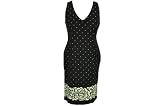 Evan Picone Sleeveless V-Neck Dress