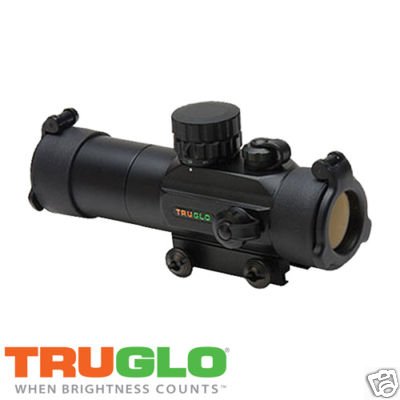 Truglo Red-Dot 30Mm Gobble-Dot 2-Color/Stainless Steel Sight, Black