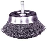 Weiler 1 3/4 Stem-Mounted Crimped Steel Wire Cup Brush