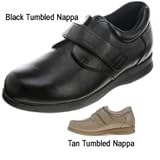 Women's ZIP II Velcro Oxford Shoe - Tan Tumbled Nappa Size: 9 Width: M - 1 pair