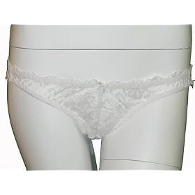 DEBORAH MARQUIT White Lace Bikini Panties