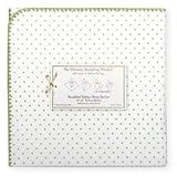 Ultimate Receiving Blanket - Sage Polka Dots