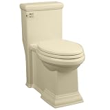American Standard 2847.128.021 Town Square FloWise  RH Elongated One Piece Toilet, Bone