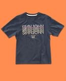 Sean John - Sean John Little Boy Bold Repeat Logo Tee