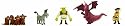 Shrek Forever After: Shrek and Friends Swamp Mini Figures