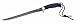 Sports : Buck Filiermesser, Modell Silver Creek Large Fillet, Stahl 420J2, Thermoplast-Griff, Kunststoff-Scheide