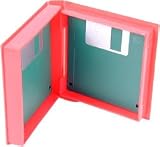 3.5 Floppy Case (Red) 5 Capacity