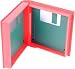 Electronics : 3.5" Floppy Case (Red) 5 Capacity