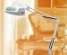 White Magnifier Lamp Magnifying Light w/ Floor Stand & Table Clamp