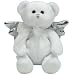 TY Beanie Baby - JUBILANT the Angel Bear (Silver Wings - Cracker Barrel Exclusive)