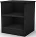 South Shore 3070059 LIBRA Nightstand- Solid Black