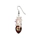 Washington Redskins NFL Snowman Football Earrings (1.5)