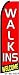 Walk Ins Welcome Extra Wide Swooper Feather Business Flag