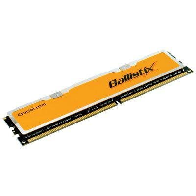 Crucial Technology BL12864AA80A 1GB&nbsp;Ballistix 240-Pin DIMM&nbsp;4-4-4-12 Unbuffered NON-ECC DDR2-800 2.0V 128Meg x 64 DDR2 PC2-6400 Memory Module
