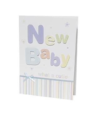New Baby letters card
