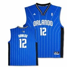 NBA Men's Orlando Magic Dwight Howard Revolution 30 Road Replica Jersey (Blue, Medium)