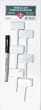 Kitchen Supply 8089 White Porcelain Cheese Markers with Pen, Set/6