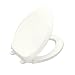 KOHLER 4713-7 French Curve Elongated Quiet-Close Toilet Seat, Black Black