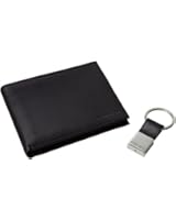 Calvin Klein Men's Leather Bifold Wallet with Key Fob