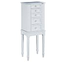 Cottage Jewelry Armoire - White