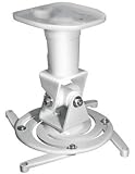 MyWall Deckenhalterung Beamer bis 14kg H 16-1 Beamerhalterung Weiss