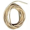 Natural Beige Faux Leather Suede Beading Cord 10 Feet Ultra Microfiber