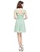 Ever Pretty Ruffles Padded Chiffon Knee-length Bridesmaid Dresses 03539