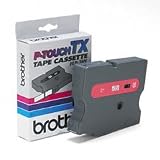 31bzxAG4iFL. SL160  Brother TX 1321 1/2x50 P Touch Tape Red/Clear