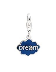 Sterling Silver Childrens Enamel Cloud Dream Charm