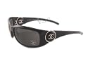 CHANEL 6030 Sunglasses GRAY / GLOSS BLACK 50187 63-16-135